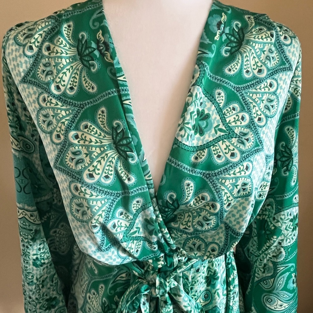 Sheike Flirty Green Mini Dress Size 6 - Picture 4 of 5